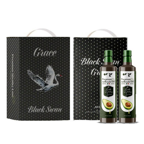 [아보아칸] 오일선물세트 블랙스완(아보카도 엑스트라버진250ML*2)
+손잡이박스